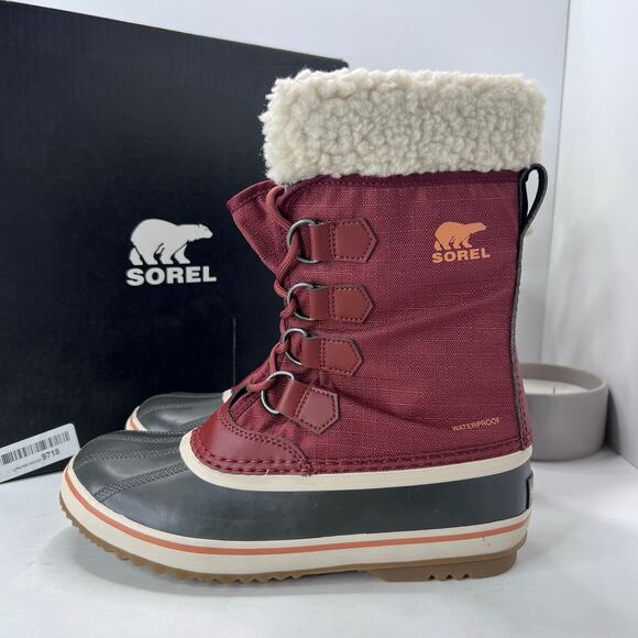 Sorel Shoes - Sorel Winter Carnival Waterproof Boot Spice/Gum 10 Women 7.5 NWB Felt Liner